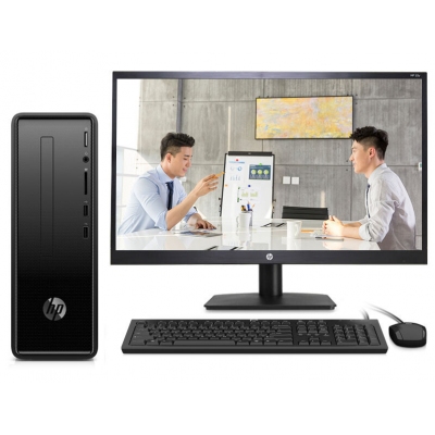 惠普(HP)商务办公台式电脑整机（十代i5-10400 8G 1TB ）23.8英寸